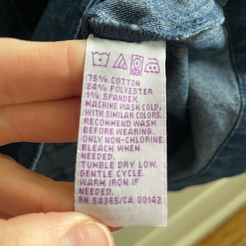 Vintage Alia Plus denim vest-Size 24W - Picture 11 of 11